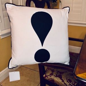 Kate Spade ♠️ Exclamation Pillow